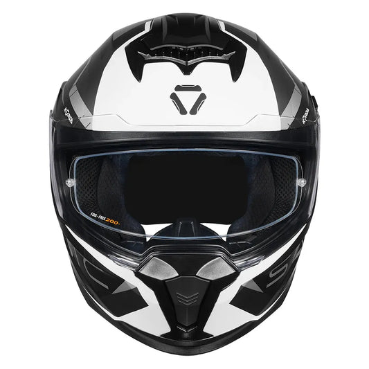 Korda Sonic Gp Roadlion Matt Black Gray Full Face Helmet