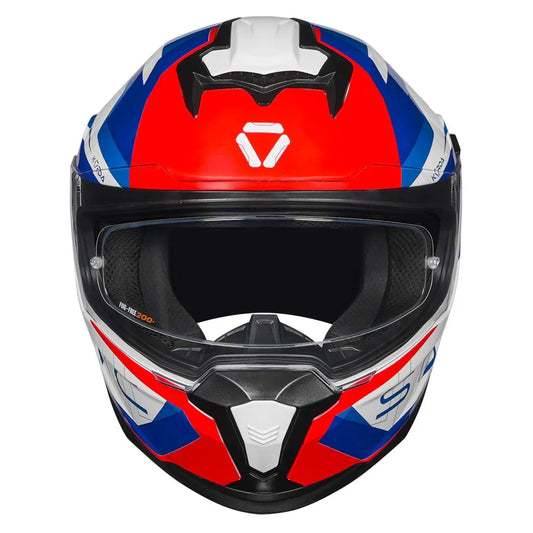 Korda Sonic Gp Roadlion White Red Blue Full Face Helmet
