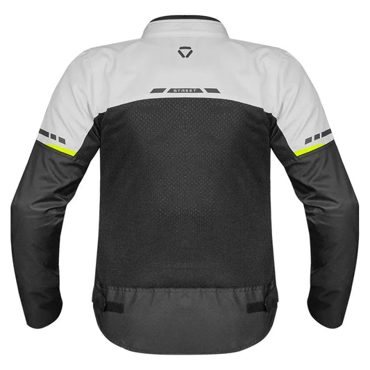 Korda Street Light Gray Flu Yellow Jackets Riding Gears