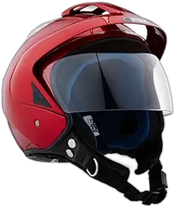 STUDDS Ks 1 Metro Cherry Red Half Face Helmet