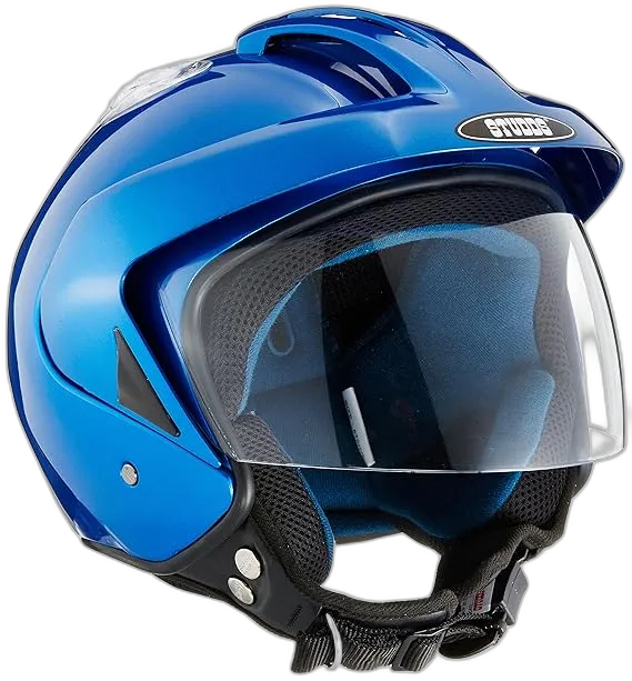 STUDDS Ks 1 Metro Flame Blue Half Face Helmet