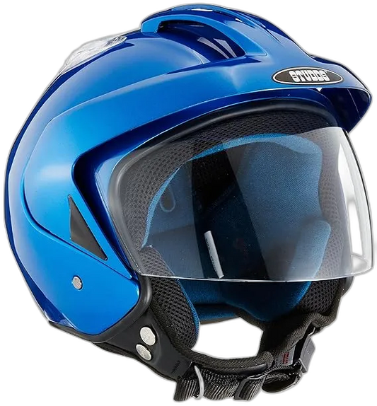 STUDDS Ks 1 Metro Flame Blue Half Face Helmet