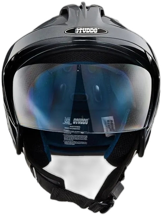STUDDS Ks 1 Metro Gun Grey Half Face Helmet