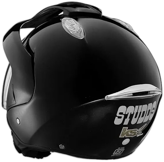 STUDDS Ks 1 Metro Matt Black Half Face Helmet