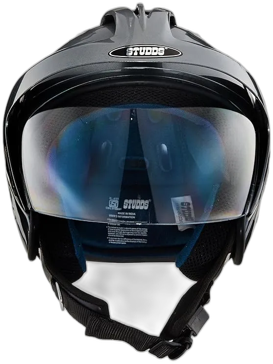 STUDDS Ks 1 Metro Silver Grey Half Face Helmet