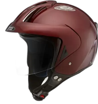 STUDDS Ks 1 Metro Wine Red Half Face Helmet