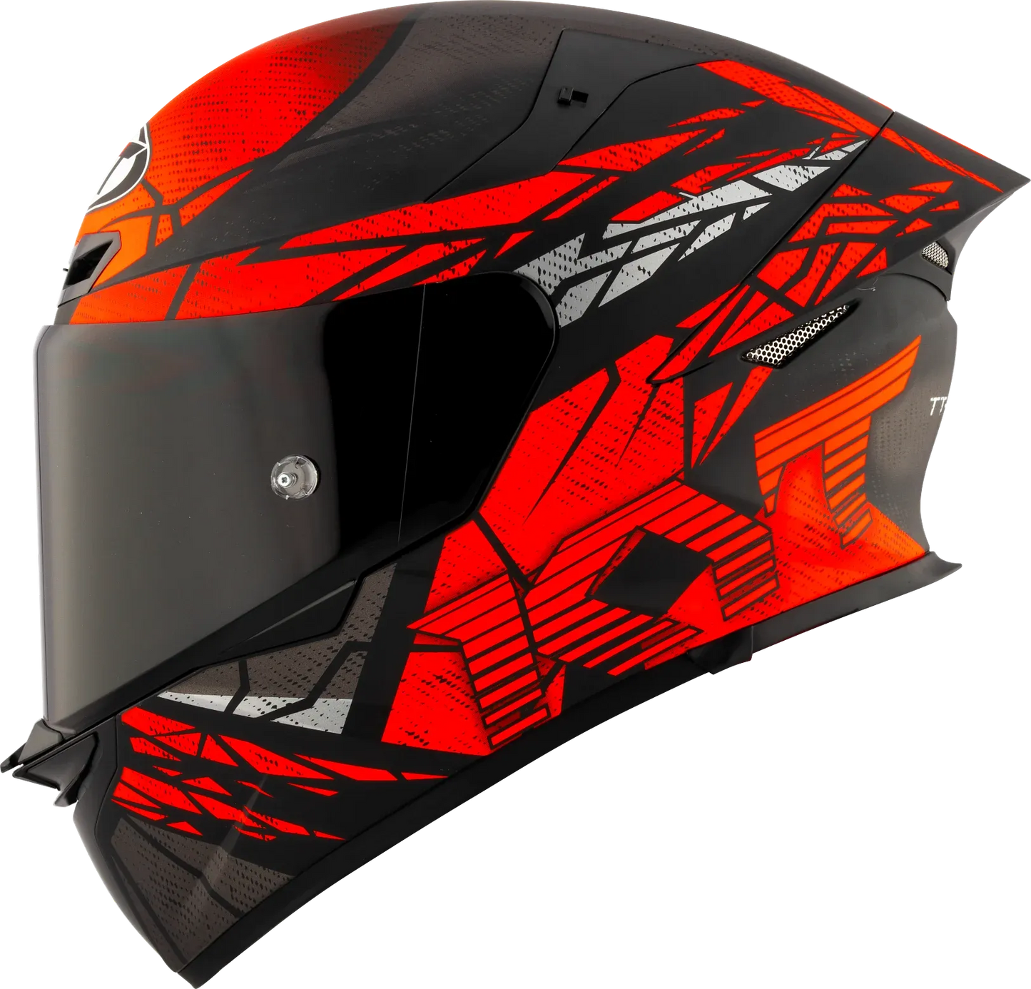 Kyt Revo Combustion Matt Red Full Face Helmet