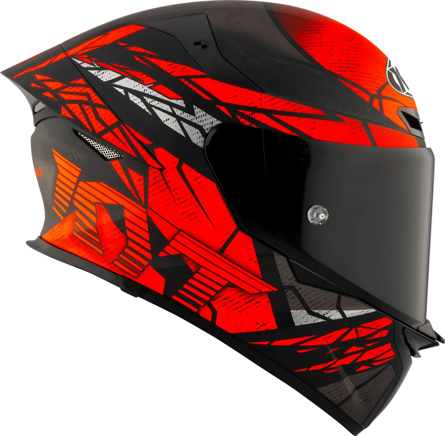 Kyt Revo Combustion Matt Red Full Face Helmet