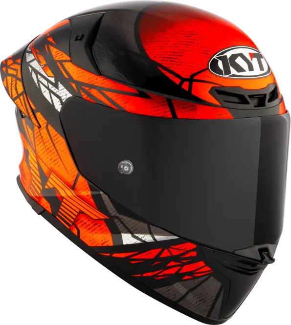 Kyt Revo Combustion Orange Full Face Helmet