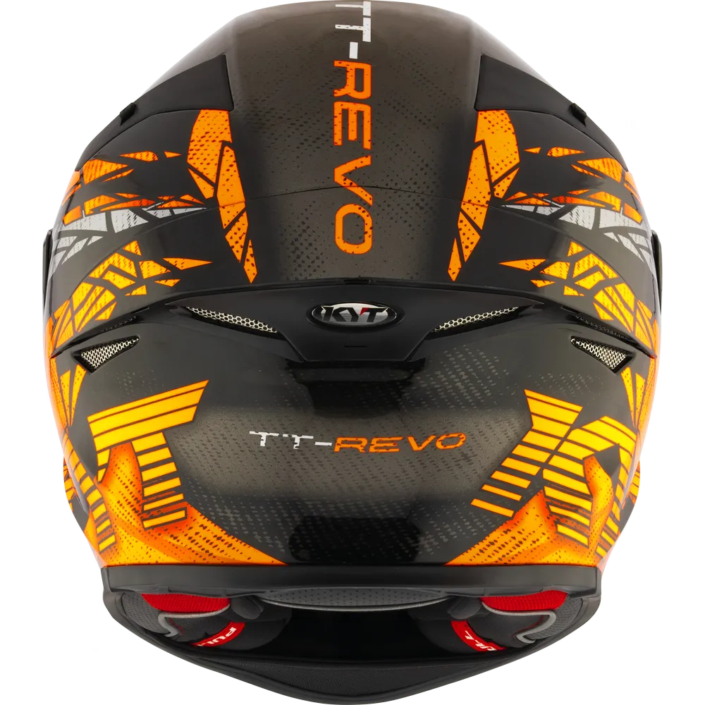 Kyt Revo Combustion Orange Full Face Helmet