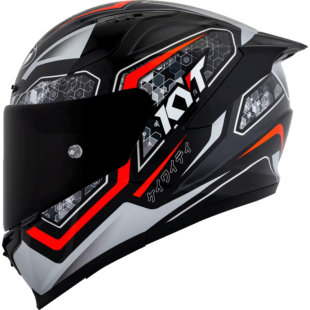 Kyt Striker 01 Black Red Full Face Helmet