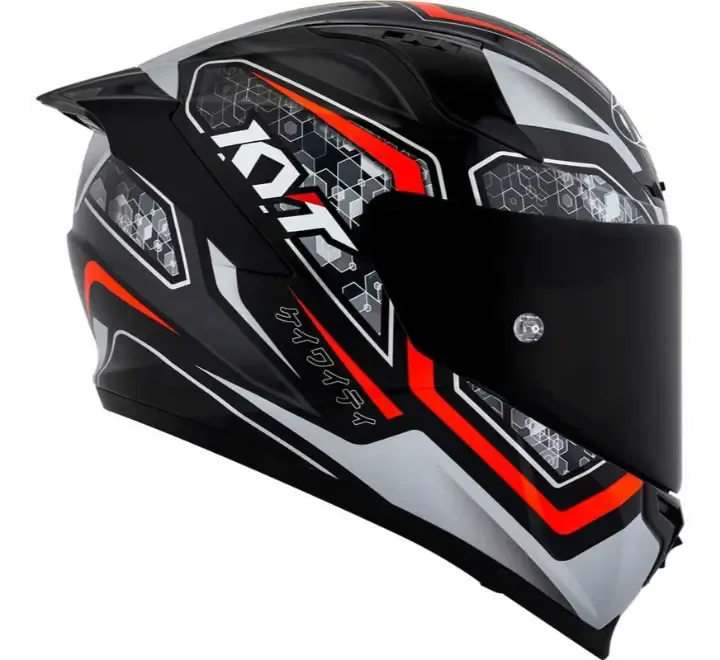 Kyt Striker 01 Black Red Full Face Helmet