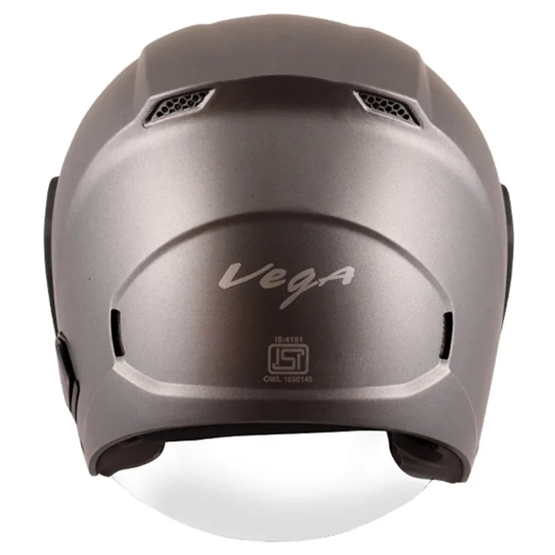 VEGA Lark Dull Anthracite Half Face Helmet