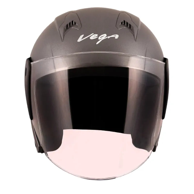 VEGA Lark Dull Anthracite Half Face Helmet