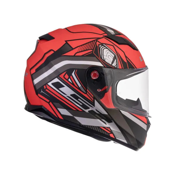 LS2 320 Stream Evo Reflex Red Black 7C Full Face Helmet