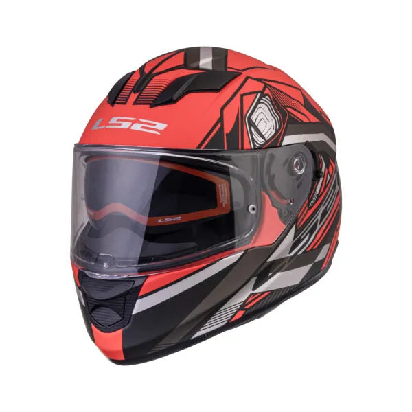 LS2 320 Stream Evo Reflex Red Black 7C Full Face Helmet