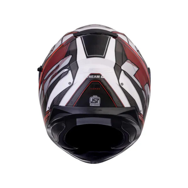 LS2 320 Stream Evo Xdron White Red Full Face Helmet