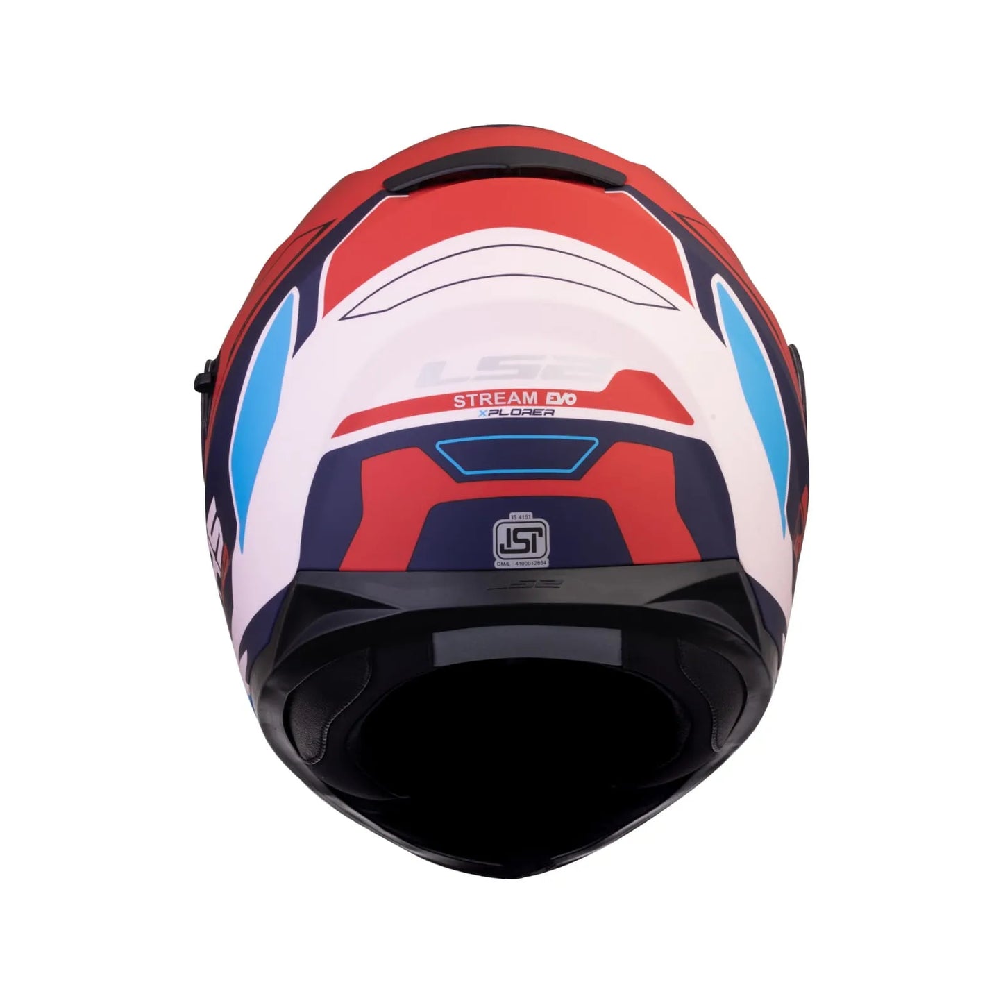 LS2 320 Stream Evo Xplorer White Red Full Face Helmet
