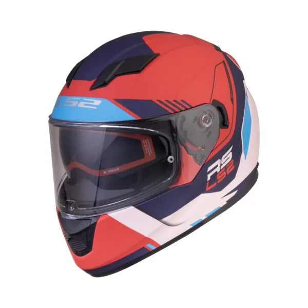 LS2 320 Stream Evo Xplorer White Red Full Face Helmet