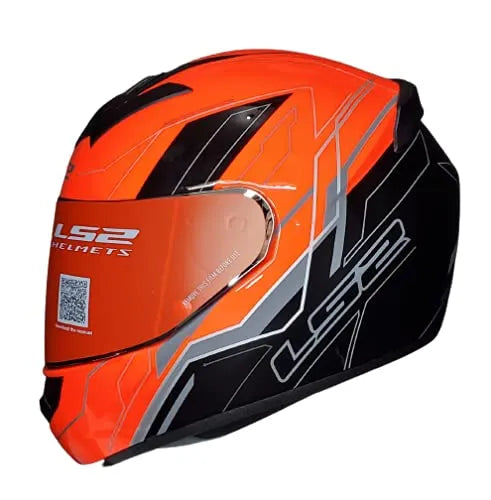 LS2 352 Chaser Black Orange Full Face Helmet