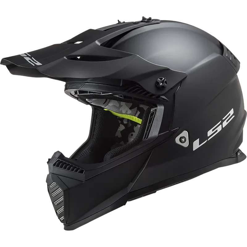 LS2 Mx 437 Black Off Road Helmet