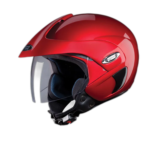 STUDDS Marshall Cherry Red Half Face Helmet