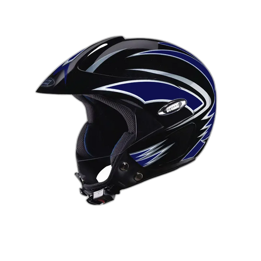 STUDDS Marshall D1 Black N1 Half Face Helmet
