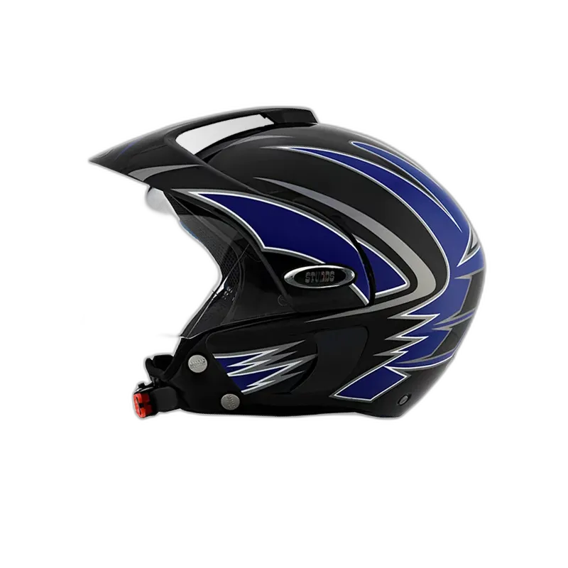 STUDDS Marshall D1 Black N1 Half Face Helmet