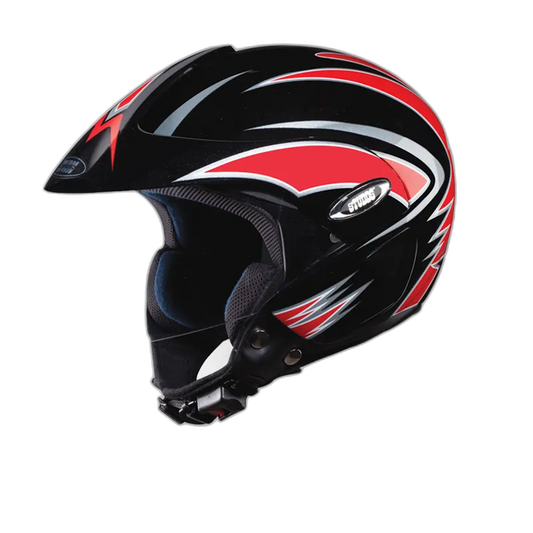 STUDDS Marshall D1 Black N2 Half Face Helmet