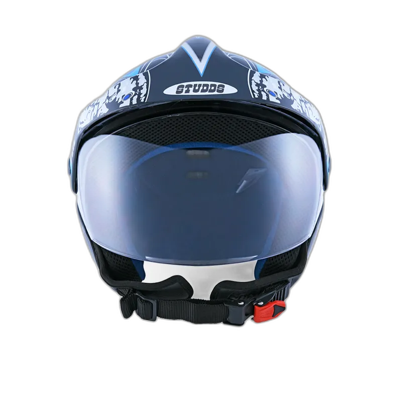 STUDDS Marshall D2 Black N1 Half Face Helmet