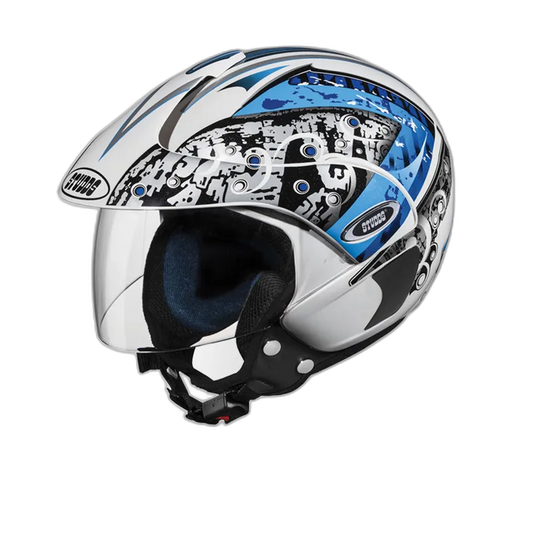 STUDDS Marshall D2 White N1 Half Face Helmet