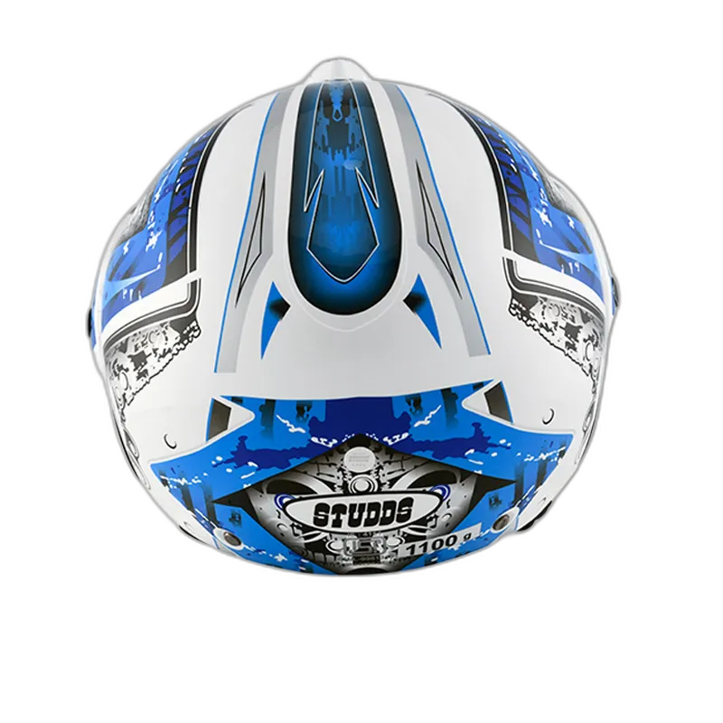 STUDDS Marshall D2 White N1 Half Face Helmet