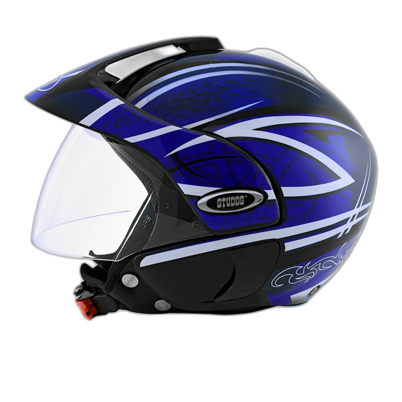 STUDDS Marshall D3 Black N1 Half Face Helmet