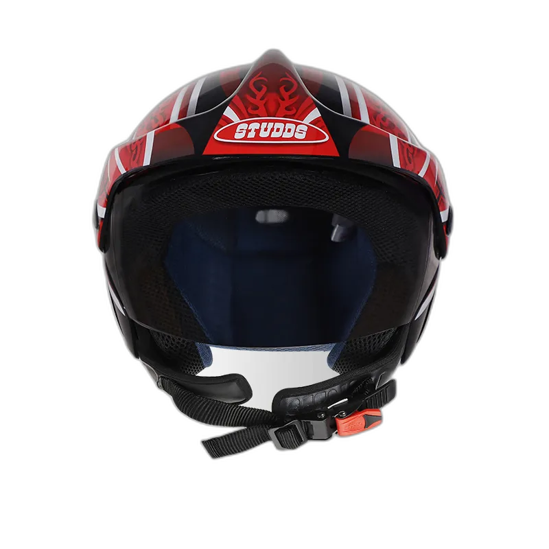 STUDDS Marshall D3 Black N2 Half Face Helmet