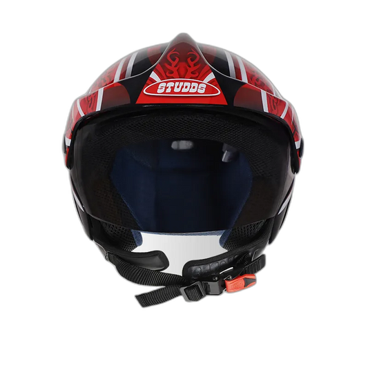 STUDDS Marshall D3 Black N2 Half Face Helmet
