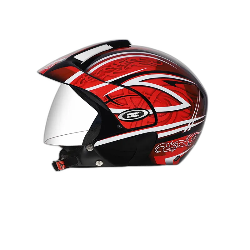 STUDDS Marshall D3 Black N2 Half Face Helmet