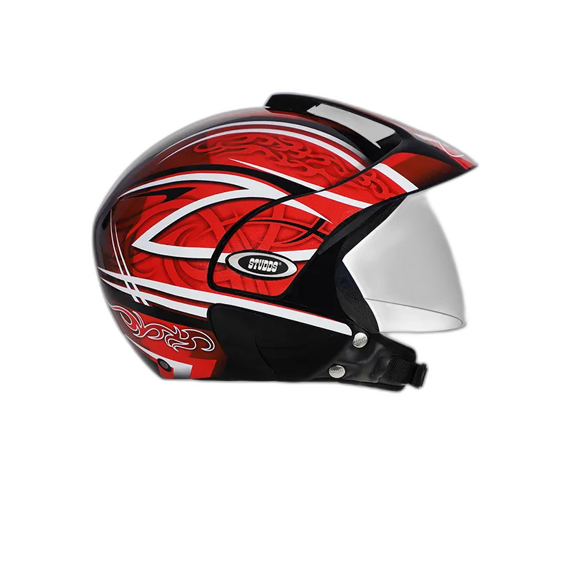 STUDDS Marshall D3 Black N2 Half Face Helmet