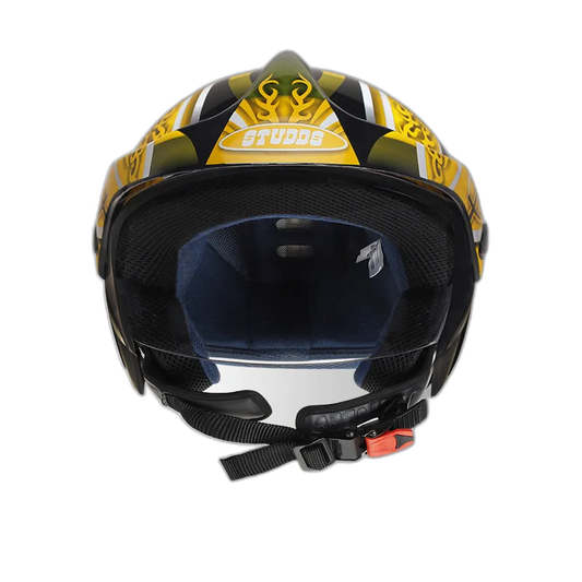 STUDDS Marshall D3 Black N5 Half Face Helmet