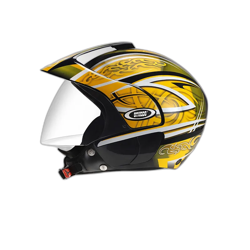 STUDDS Marshall D3 Black N5 Half Face Helmet