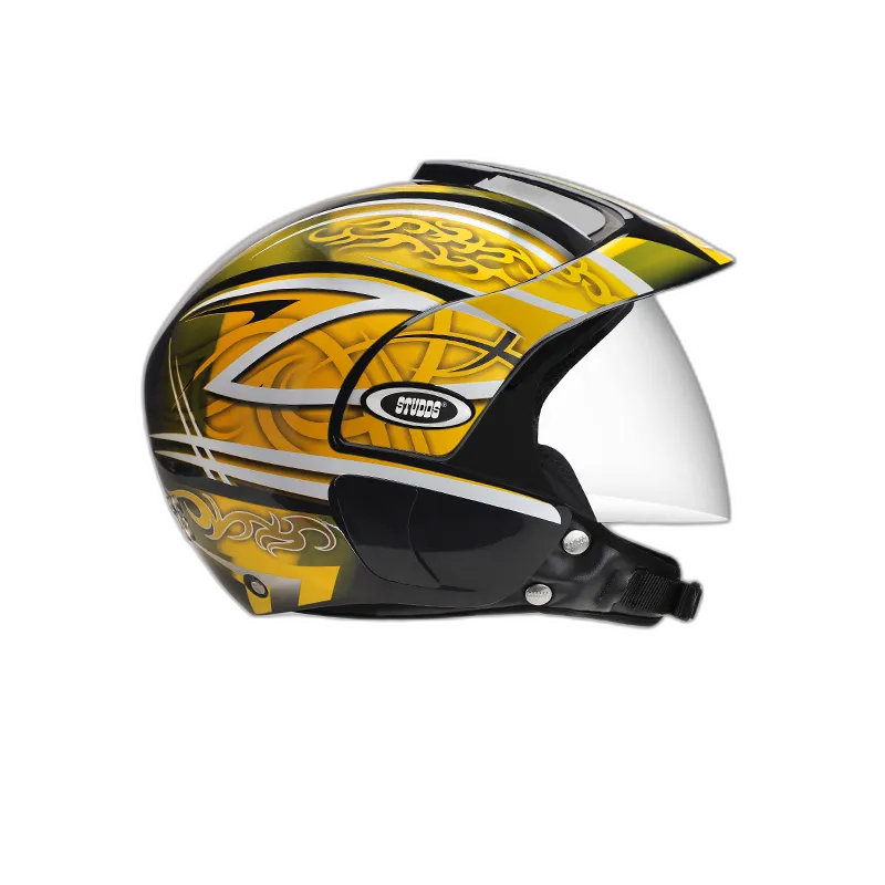 STUDDS Marshall D3 Black N5 Half Face Helmet