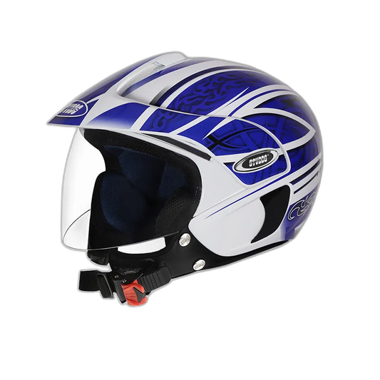 STUDDS Marshall D3 White N1 Half Face Helmet