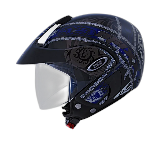 STUDDS Marshall D4 Matt Black N1 Half Face Helmet