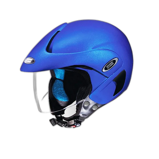 STUDDS Marshall Flame Blue Half Face Helmet