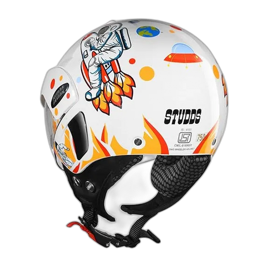 STUDDS Marshall Kids D2 Boys Half Face Helmet