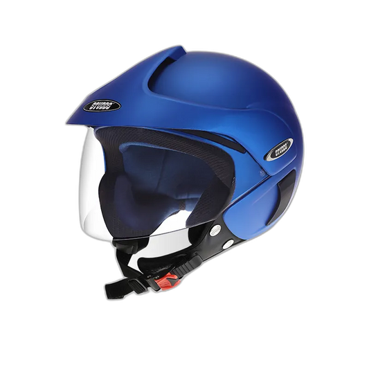 STUDDS Marshall Matt Blue Half Face Helmet