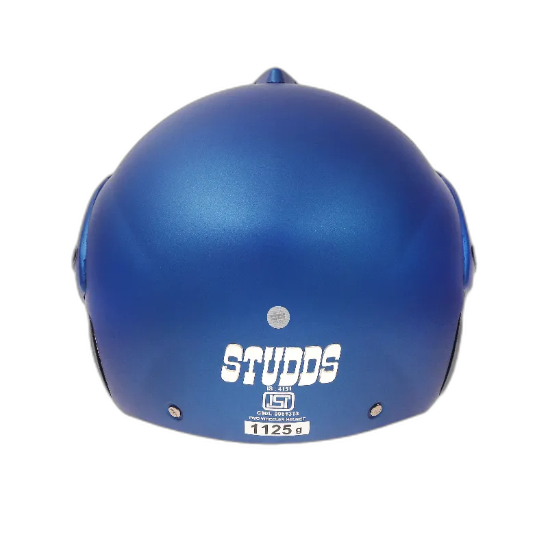 STUDDS Marshall Matt Blue Half Face Helmet