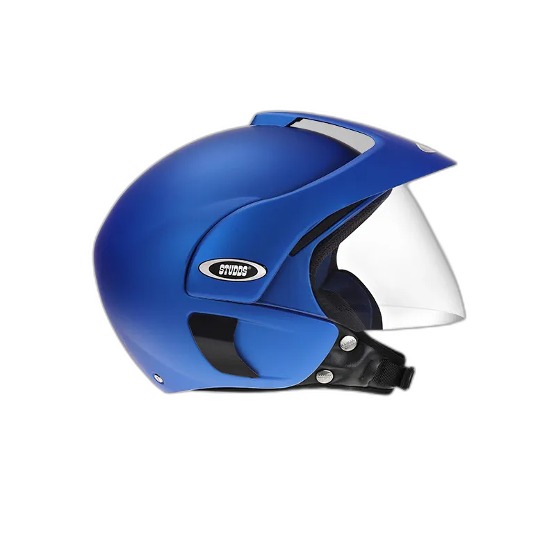 STUDDS Marshall Matt Blue Half Face Helmet