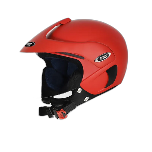 STUDDS Marshall Matt Sports Red Half Face Helmet
