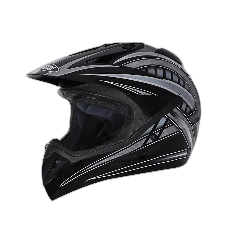 STUDDS Motocross D2 Black N4 Or Off Road Helmet