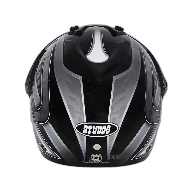 STUDDS Motocross D2 Black N4 Or Off Road Helmet